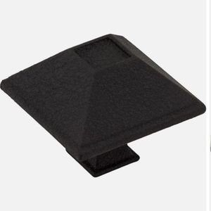 (10) Jeffrey Alexander Black Tahoe Square Cabinet Knob 602BLK 1 1/2” NEW